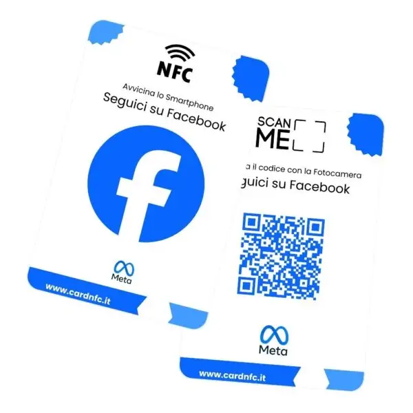 SmartCard NFC Seguici su Facebook
