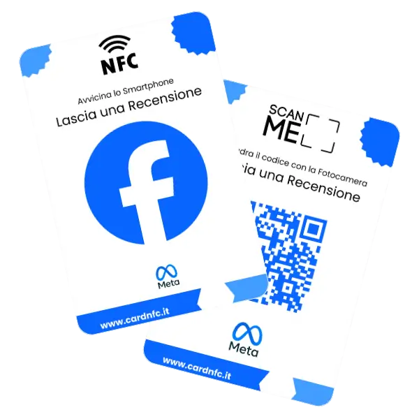 Card Recensioni Facebook