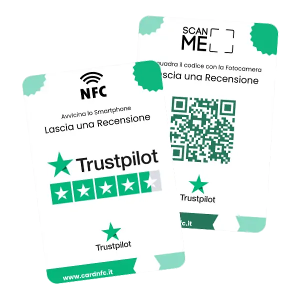 Card Recensioni Trustpilot